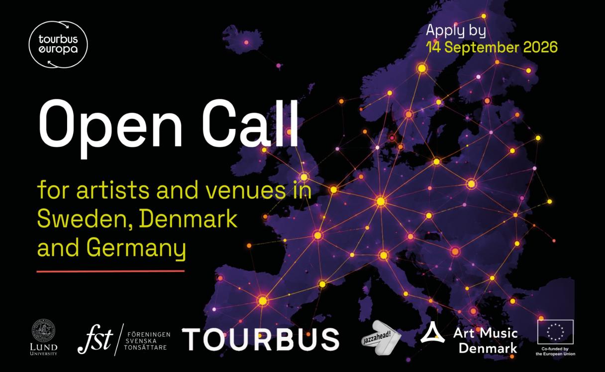 Tourbus Europa. Grafisk formgivning: Performing Pictures.