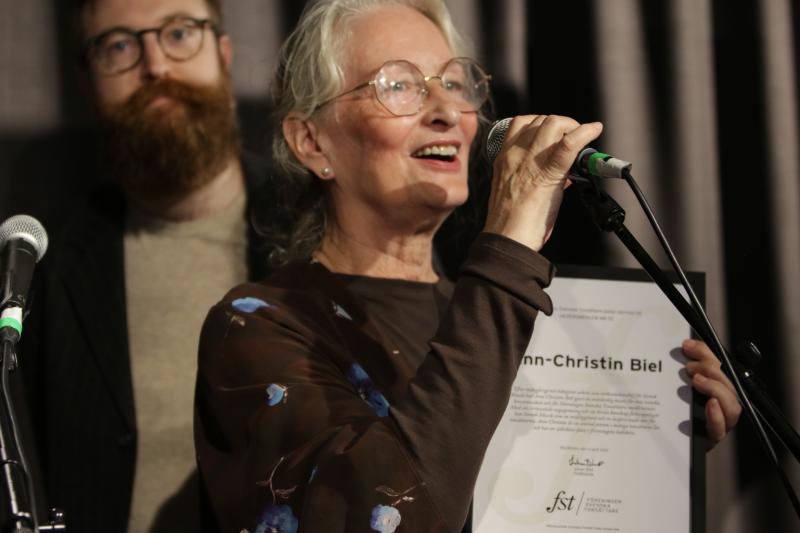 Ann-Christin Biel, FST:s hedersmedlem #52. Foto: Anna Cokorilo.